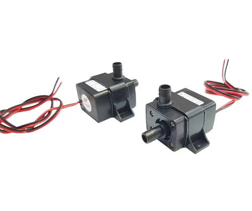 Miniatura 6 de Bomba de agua sumergible de 12 V CC - Mini bomba ultra silenciosa para acuario, pecera, fuente, piscina, caudal de 240L/H - 2 piezas