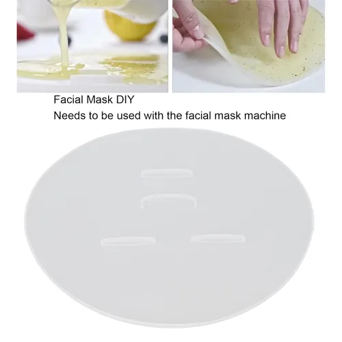 Miniatura 7 de Máscara facial DIY, máscara para máquina de fabricación de frutas y verduras, máscara reutilizable de silicona para hacer placa, máscara