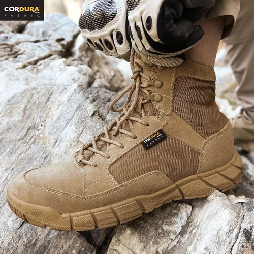 Miniatura 5 de ANTARCTICA - Botas tácticas militares ligeras de hombre para senderismo, botas de trabajo