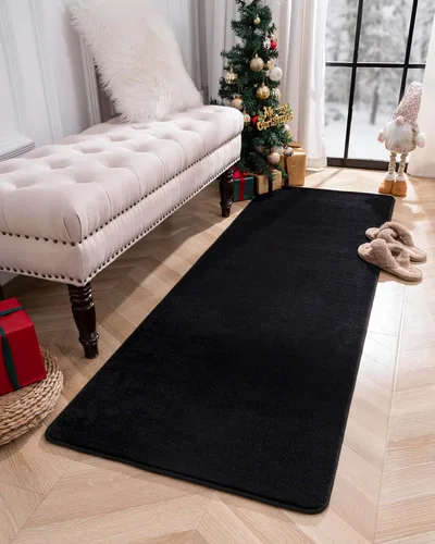 Miniatura 19 de Andecor Alfombra Peluda de Pasillo para Dormitorio Sala de Estar, 2x6 pies Verde Lavable Esponjosa Alfombras de Pasillo de Área para Cocina