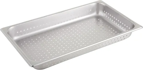 Miniatura 9 de Winco Sartén de 4 pulgadas, completa, de acero inoxidable