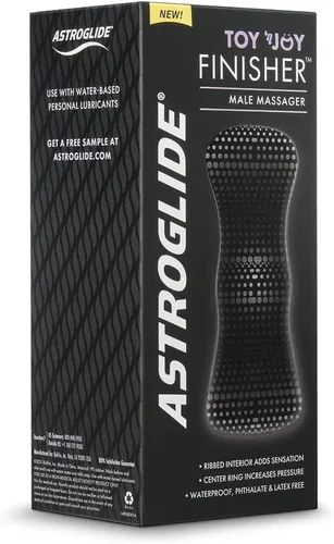 Miniatura 6 de Astroglide Masturbador y Stroker masculino, Toy 'n Joy Finisher para hombres, juguete sexual masculino de doble entrada, impermeable y amigable