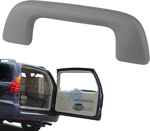 Osompar Manija de asistencia para puerta trasera interior con enchufe de clip (gris claro) compatible con Lexus GX470 2003 2004 2005 2006 2007 2008