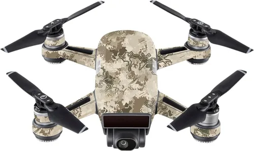 Miniatura 25 de MightySkins Skin compatible con DJI Spark Mini - Camuflaje rojo Funda protectora de vinilo duradera y única Fácil de aplicar, quitar y cambiar
