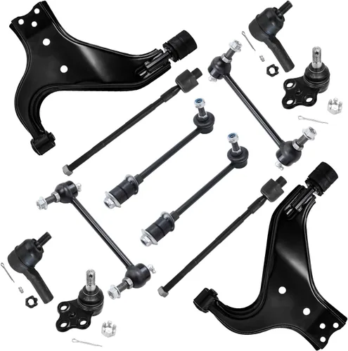 Miniatura 67 de Detroit Axle - Kit de extremo delantero para Ford 1998-2001 Explorer Mercury Mountaineer, 4 barras estabilizadoras delanteras y traseras, 2 brazos