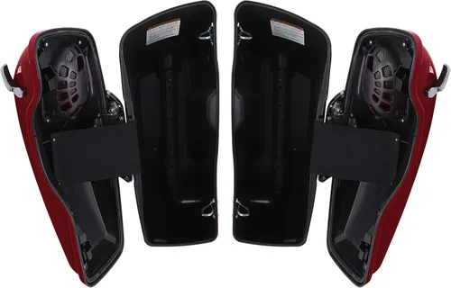 Miniatura 2 de TCMT Alforjas estiradas de 4" para Harley Street Glide 2014-23 Billiard Red
