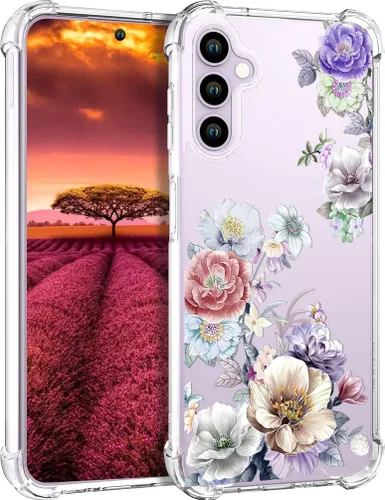 Miniatura 59 de Compatible con Samsung Galaxy S23 - Funda transparente para mujeres y niñas, diseño transparente (formas geométricas de arte abstracto)
