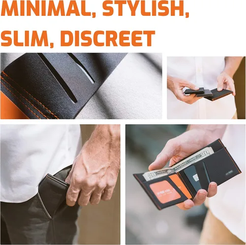 Miniatura 4 de SlimFold Micro billetera suave.