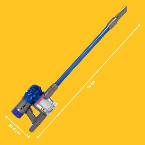 Miniatura 6 de Casdon Dyson - Aspiradora inalámbrica azul Aspiradora Dyson de juguete interactiva y con licencia oficial para niños de 3 años en adelante