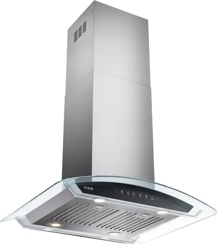 IKTCH Campana extractora mejorada de 30 pulgadas, campana extractora de conductos de 900 CFM con ventilador de 4 velocidades, acero inoxidable y