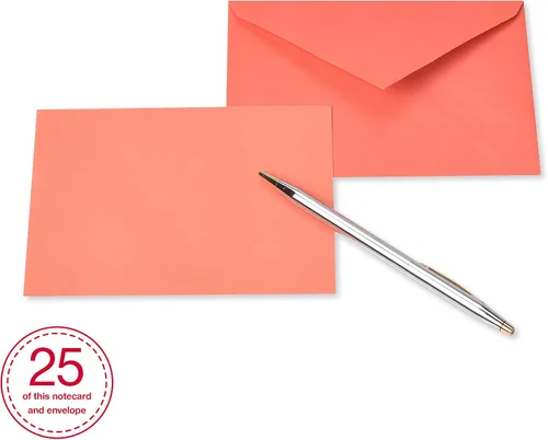 Miniatura 5 de American Greetings Tarjetas en blanco de un solo panel con sobres, colores arcoíris (200 unidades)