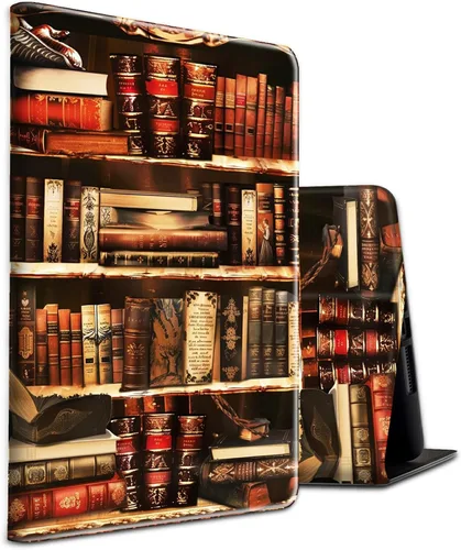 Miniatura 82 de Funda para tablet Fire 7 (12ª generación, versión 2022), delgada, a prueba de golpes, delgada, de piel sintética, con función de apagado/encendido
