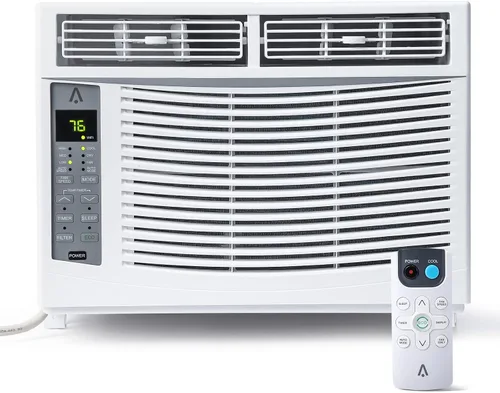 Miniatura 8 de Litake Aire acondicionado inteligente de ventana de 8,000 BTU, enfría hasta 350 pies cuadrados con control remoto y WiFi, ahorro de energía