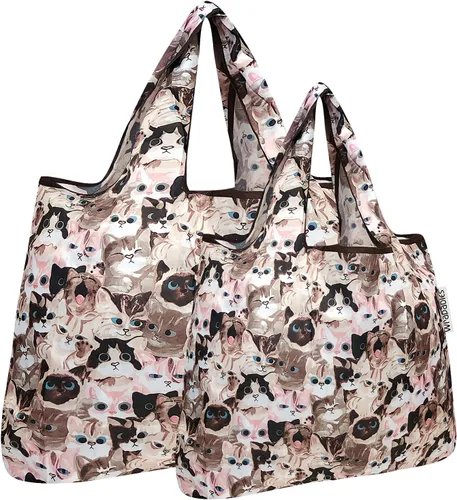 Miniatura 40 de allydrew Large Foldable Tote Nylon Reusable Grocery Bags