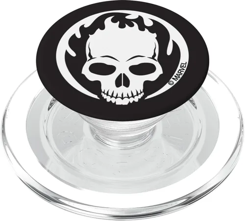 Miniatura 7 de Marvel Ghost Rider Flaming Skull PopSockets - Agarre y soporte para teléfonos y tabletas, Negro