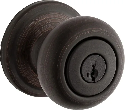 Miniatura 12 de Kwikset Hancock - Pomo de puerta interior de privacidad con cerradura, manija de puerta para baño y dormitorio, perilla de puerta con cerradura