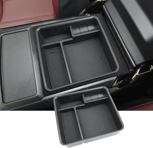 Miniatura 15 de BIXUAN Organizador de consola central RAV 4 2026 2026 para Toyota RAV 4 2026 2026, inserto y reposabrazos, alfombrilla inferior, caja