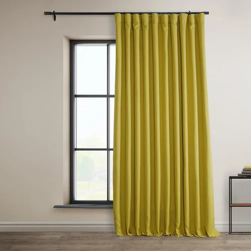 Miniatura 69 de HPD Half Price Drapes - Cortinas de lino sintético para sala de estar (2 paneles) - 100 pulgadas de ancho x 84 pulgadas de largo - Cortinas
