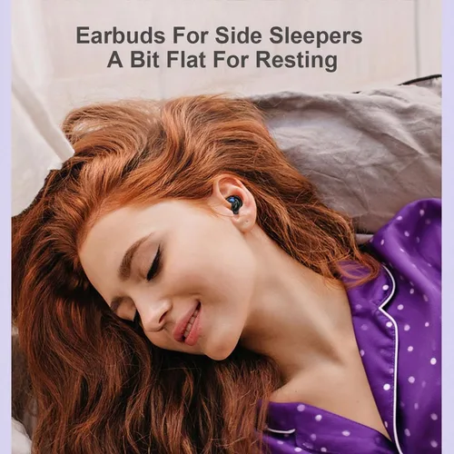 Miniatura 4 de Pequeños auriculares invisibles ocultos para dormir con anillo de desplazamiento Bluetooth para Iphone Invisible Tiny Ear Buds Side Sleepers