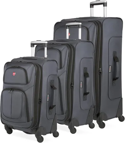Miniatura 153 de SwissGear - Equipaje suave expandible Sion con ruedas, Negro