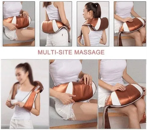 Miniatura 3 de TOEWOE Masajeador de cuello, masajeador de espalda con calor, masajeador eléctrico de hombro, masajeador Shiatsu, masajeador de espalda y cuello