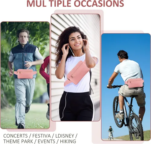 Miniatura 6 de Riñoneras para mujeres y hombres, niñas, niños, adolescentes, a la moda, bolsa de cintura de moda, linda riñonera casual para Disney, viajes, al