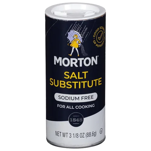 Morton Sustituto de Sal, Libre de Sodio, 3.12 Onzas
