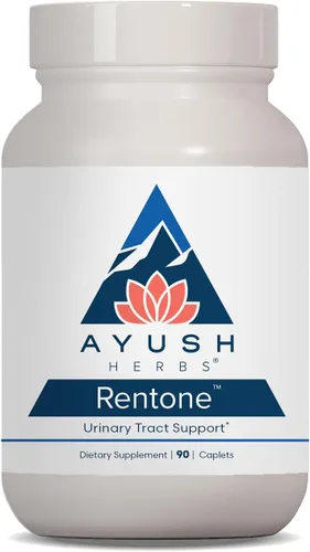 Ayush Herbs Rentone, suplemento ayurvédico para el tracto urinario y el riñón, mezcla de hierbas y minerales totalmente naturales con arándano,