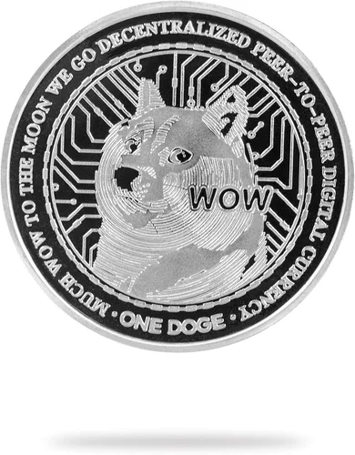 Miniatura 9 de Cryptochips Dogecoin (Doge) Criptomoneda física Criptomoneda conmemorativa que puede HODL