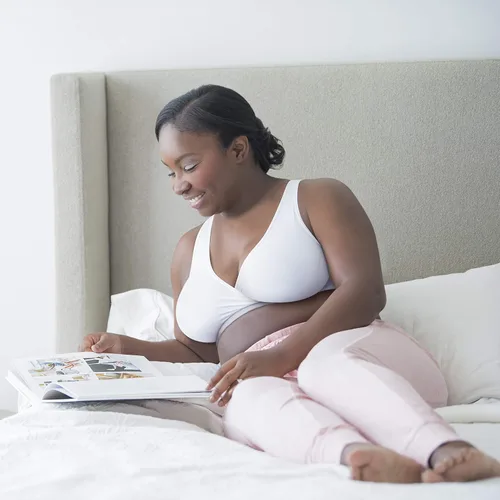 Miniatura 4 de Medela Keep Cool Sleep Bra Seamless Maternity Nursing Sleep Bra with Full Back Breathing Zone and Soft Touch Fabric