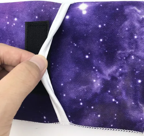 Miniatura 5 de AUONY Bolsa de almacenamiento de neopreno resistente al calor con dos bolsillos para plancha plana, alisadora, rizadora/rizador