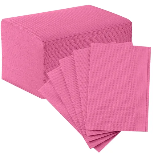 Miniatura 14 de JMU Baberos dentales negros, baberos dentales desechables de 3 capas, baberos para tatuajes impermeables para clínica dental, tienda de tatuajes