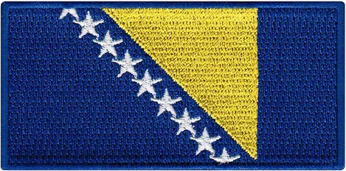 Miniatura 90 de Cypress Collectibles - Parche de bandera de Italia - Apliques bordados - Parches termoadhesivos de país europeo - Dimensiones: 3.5" x 2.5