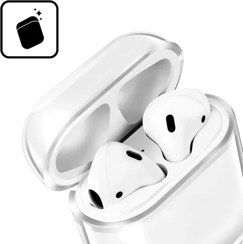 Miniatura 4 de Head Case Designs Cubierta de cristal duro transparente con logotipo de The Dark Knight con licencia oficial compatible con la funda de carga Apple