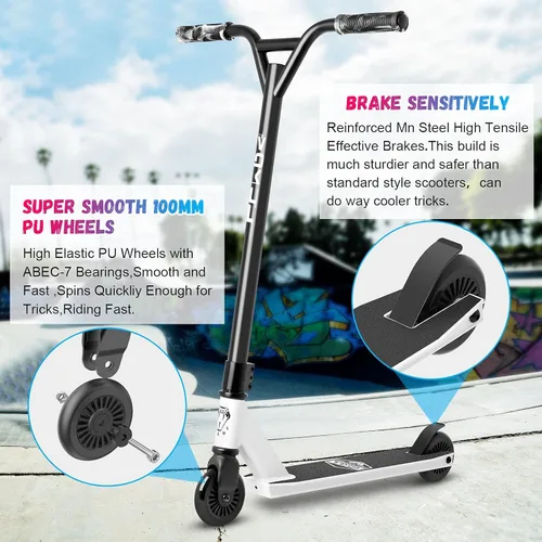 Miniatura 5 de VOKUL Patinete Pro Completo para niños, niños y niñas adolescentes desde 6 años - Patinete de acrobacias Pro Stunt para trucos de estilo libre