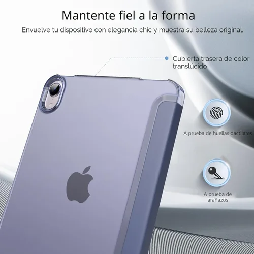 Miniatura 7 de MoKo Funda para iPad mini 7 (A17 Pro) Generación 2024, Funda para iPad mini 6 2021, Funda Protectora Delgada y Ligera de 8.3 Pulgadas con Carcasa