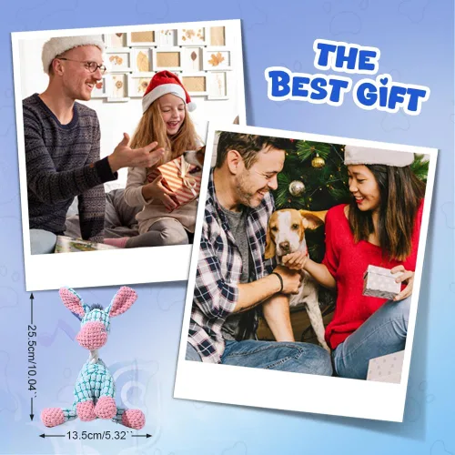 Miniatura 4 de Juguetes para perros, juguete de peluche indestructible, juguetes para perros para masticadores agresivos, juguete chirriante para masticar perros