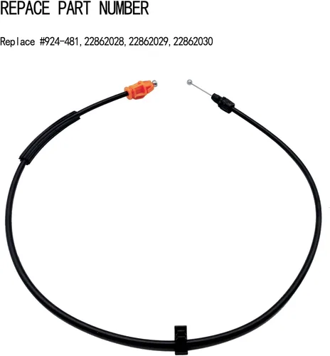 Miniatura 4 de Cable de cierre de puerta de 25.8 pulgadas, cable de liberación del pestillo de manija de puerta interior compatible con Chevy Tahoe Sierra Yukon