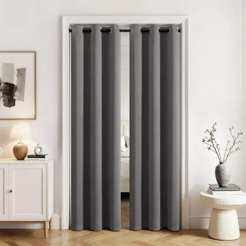 Miniatura 95 de MIULEE Cortinas opacas para dormitorio o sala de estar, juego de 2 paneles de cortina para ventana con aislamiento térmico y bloqueo de luz