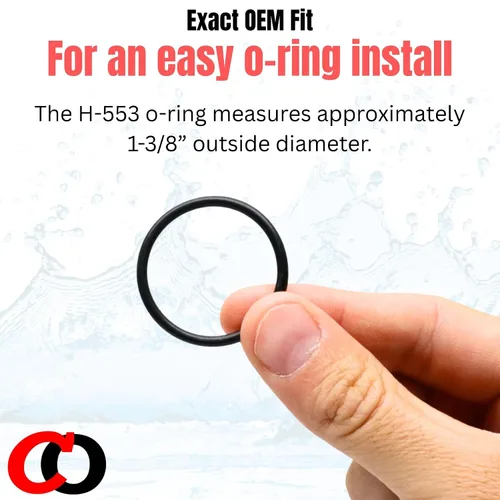 Miniatura 4 de Captain O-Ring Repuesto H-553/5308696 / P6000-C31 / A912809-0070A Anillos tóricos para Zurn, Sloan, Royal/Regal, American Standard Válvula