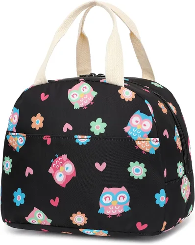 Miniatura 23 de Bolsa de almuerzo para gatos para mujeres y niñas, bolsas de almuerzo aisladas, lonchera reutilizable para niños y adultos, escuela, trabajo, picnic