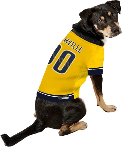 Miniatura 45 de Camiseta NHL Calgary Flames para perros y gatos, talla XL. ¡Deja que tu mascota sea un verdadero fanático de la NHL!