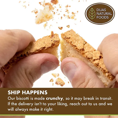 Miniatura 7 de DIJAS Natural Food s, Galleta de biscotti sin grasa, ingredientes naturales sin conservantes, delicioso aperitivo bajo en calorías (5 onzas)