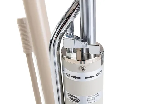 Miniatura 2 de Invacare Bomba hidráulica pintada 9099P para la elevación paciente de los modelos 9805P/RHA450-1/RHL450-1/GHS350, gris aislado del final satinado