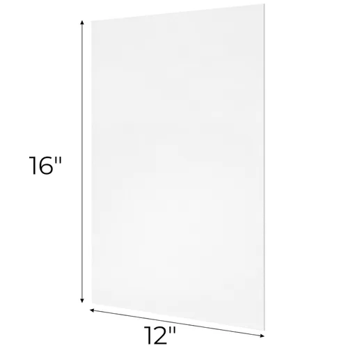 Miniatura 2 de Hiceeden Paquete de 6 láminas de plástico ABS de 12 x 16 x 0.06 pulgadas, hojas de plástico flexible moldeables, hojas de plástico ABS