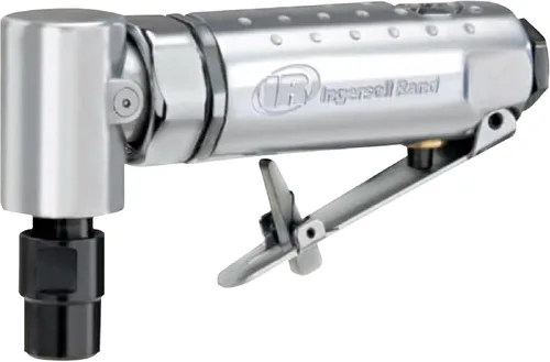 Ingersoll Rand 301B Amoladora neumática con troquel - 1/4 pulgadas, ángulo recto, 21,000 RPM, construcción de rodamiento de bolas, bloqueo de