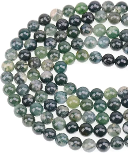 Miniatura 32 de Cuentas sueltas de 0.315 pulgadas/8mm de piedra natural redonda para hacer joyas con cordón elástico Sodalita azul