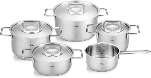 Miniatura 11 de Fissler Pure Collection - Olla de acero inoxidable de 2.2 cuartos de galón con tapa de metal
