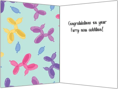 Miniatura 2 de Glory To Dog Desata el paquete de 3 tarjetas de felicitación Felicitaciones por tu nuevo cachorro: ¡Desata la diversión!/Desata el amor!/Libera