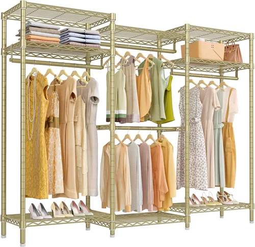 Miniatura 9 de VIPEK V5i Perchero de Ropa Armarios de Dormitorio Organizador de Closet Independiente, Closet Guardarropa Portátil Perchero de Ropa Resistente con 8